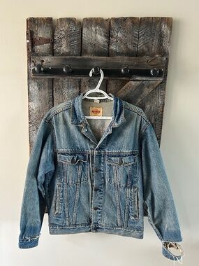 Men's Hard Rock Cafe Orlando Save the Planet Grunge Style Jean Jacket